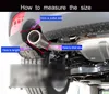 1 Piece Remus Label Carbon +ABS Wolf Style Exhaust Muffler Tips Universal End Pipes For Porsche V-W BMW AUDI Nozzles Tails Rear Pipe