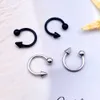 Mode hästsko falsk näsring c clip bcr septum läpp piercing Falso näsa ringar hoop för kvinnor ögonbryn näsa läpp ringar kropp smycken