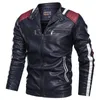 Abbigliamento firmato Giacca in finta pelle da uomo Giacche in PU Bomber Giacca a vento Capispalla Cappotti da baseball spessi Cappotto con cerniera autunno hip hop treetwear