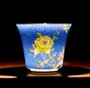 Heminredning gåvor Garden Bird Cup Enamel Tea Cup Ceramic Tea Master Cup Accessories Porslin Teaware Pu'er Tea Bowl Drinkware