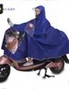 Motocicleta capa de chuva bicicleta elétrica impermeável capa de equitação poncho carro única bateria poncho dupla espessamento