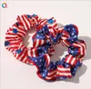 Hot Selling American Flag Large Darm Haar Ring Haarkabel Simple Digital Printing Satin Large Darm Haaraccessoires GD518