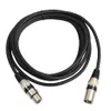 XLR Cable Karaoke Microphone Sound Cannon Audio Cables XLR Male to Female M/F 3Pin jack Extension Mic Cord for Mixer Amplifiers