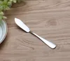 100pcs Stainless Steel Utensil Cutlery Butter Knife Cream Knife Cheese Dessert Jam Spreader Western Breakfast Tool Cream Cutter#31013