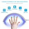 Secadoras de uñas 36W LED Nails Gelish Lámpara para todo tipo de 12 UV Secadora Art Nali Manicure Máquina de uso de la máquina conector USB