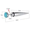구멍이 뚫린 펑크 스테인리스 스틸 이어링 오팔 총알 스터드 이어링 귀걸이 남성 패션 보석 선물 윌과 모래