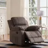 Amerikaanse stock oris bont. Suède verwarmde massage fauteuil Sofa stoel Ergonomische lounge met 8 vibratiemotoren PP039116AA