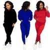 Dames Sweatsuit Hooded 2 Stuk Set Lange Mouw Hoodies + Skinny Broek Herfst Winter Leggings Suits Sports Jogger Suit Plus Size Outfits 3633