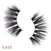 ELP002 Hurtownia 25mm 3D Fałszywe Mink Włosy rzęsy 5D Mink Laszy Pakowanie w tacy Etykieta Makijaż Dramatyczne Długie Mink Lashes