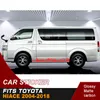Car decals 2 Pcs mountain stripe side door graphic vinyl car sticker fit for toyota hiace 2004-2018