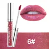 Handaiyan Glitter Líquido batom brilhante Lip gloss Glitter Virar Batom Waterproof Maquiagem de longa duração