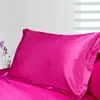 Satin Ice Silk Pillowcase Glamour Rectangle Pillow Case Cushion Home Sofa Car Decor Bright Pillow Covers 48*74cm HH9-3212