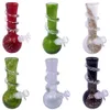 19.7cm/7.75inch Soft Glass Water Pipes Hookahs for Wax Oil Smoking