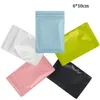 6*10cm 100pcs Sample Power Zip Lock Packaging Bags Latest Arrival Small Decoration Zipper Packing Bag Recloseable and Resealable