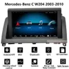Android 12.0 carro dvd player gps navi para mercedes benz classe c w204 2007-2011 mutimedia navigatie tela sensível ao toque de 8 polegadas suporte dab rádio estéreo opcional
