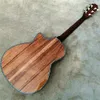 Custom Factory Direct 41inch Guitare acoustique Agrandon incrusté Ebony Fingerfard 1593769