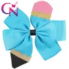 5Inch Girls Bows Hair Clip Kids Pencil Bows Hair Clip -paljetter Grosgrain Ribbon Bows Barrettes For Kid Chirstmas Hårtillbehör A3948