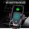 Support de chargeur de voiture sans fil Qi à gravité automatique pour IPhone XS Max XR X Samsung S10 S9 10W support de téléphone à charge rapide