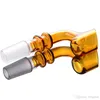 90 degrés autres accessoires pour fumeurs narguilés Banger Dab Rigs tuyaux de brûleur à mazout pour verre eau bangs accessoires 14MM mâle