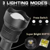 7000 lumens Lamp xhp70.2 most powerful flashlight usb Zoom led torch xhp70 xhp50 18650 or 26650 battery Best Camping, Outdoor Y200727