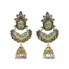 Hängende Kronleuchter Vintage Bollywood Gypsy oxidiert vergoldet traditionelle Jhumka Jhumki Ohrringe für Frauen böhmische afghanische Ägypten Nepal1