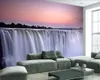Klasik 3d duvar kağıdı atmosferik 3D basit şelale manzara boyama romantik manzara dekoratif 3d duvar kağıdı