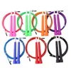 School Aerobic Exercise Jump Ropes Fitness Leather Rope Skipping Adjustable adult Bearing Speed Fitness Boxing Training steel wire ropes