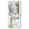 Oggetti di scena decorativi per il giorno di Halloween scheletro terrorista amazon speed sell pass hot style zombie glass door affiggi poster negli Stati Uniti