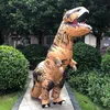 T-REX Dinosaur Inflatable Costume Suit Outfit Xmas Halloween Dinosaur Adult Party Props Suits Party Gift KKA8048