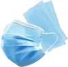 USA En stock Masques jetables 50pcs Protection et couverture faciale à 3 couches personnelle avec masque de santé hygiénique à la bouche