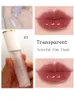 Inget varumärke! Crystal Clear Lip Gloss Färg Ändra Jelly LipGloss Moisturizing Lips Glaze Acceptera din logotyp
