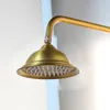 Kemaidi Brass Rainfall Shower Head Round Shape 8インチレインバスルームシャワーヘッドハンドシャワーバスルームシャワーヘッド腕なしY20016662075