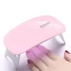 Portable Mini LED Lamp Nail Dryer USB Charge Secadores De UñAs LED Light Quick Dry Manicure Nail Gel Dryers For Nail Art 6W
