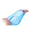 Bonnets de douche jetables, imperméables, élastiques, transparents, pour Salon, fournitures de nettoyage d'hôtel