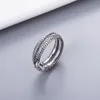 Ny Fashion Charm Ring Top Quality Silver Plated Ring för unisex mode smycken leverans