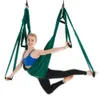 6 Set amaca yoga aerea antigravità Set cintura yoga multifunzione Set altalena volante con catena a margherita