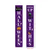 Party Banner Vlaggen voor Halloween 180 * 32cm 300D Oxford Banner Banner Thuis Deurteken Vlaggen Set Groothandel