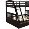 US Stock Solid Wood Twin Over Full Bunk Bed with Two Storage Drawers Modern Dorm Home Living Beds with Ladders Fast Shipping SH000092PAA