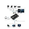 Conectores de Cabos de Áudio Captura de Captura de Vídeo PC PS4 Game Live Streaming 4K 1080P HD VHS Board USB 3.0 Grabber Gravador Box