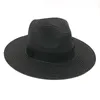 Szerokie brzegowe kapelusze femme vintage panama hat men słomy fedora sunhat kobiety lato plażowe słoneczne czapkę chapau cool jazz trilby sombrero6721566