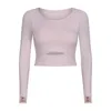 long sleeve gym yoga sports crop top womens seamless tshirt fitness woman sport tshirt workout tops for women sportswear