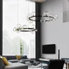 Nordic LED novelty glass bubble chandelier modern dining room lamp bedroom lamp simple home living room chandelier lighting