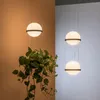 Nordic Design Glass Ball Pendant Light Fixtures with Plants Pot Special Decor Hanging Lamp For Bar Shop Suspension Lamp Lustres