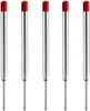 Refills 10pcs Metal Ballpoint Pen Blue Red Black Ink Medium Roller Ball Pens Refill For Parker School Office Stationery Supplies1116228