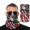 USA Drapeau Américain National Oiseau Imprimer Magique Écharpe Multifonctionnel Visage Masque Sports de Plein Air Bracelet Anti-moustique 10 couleurs