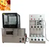 Máquina de cone de pizza comercial e forno rotativo comercial com fabricantes de gabinetes de exibição vendem a preços baixos