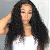 Cheveux malaisiens 4x4 Lace Closure Deep Wave Middle Three Free Part Curly Human Hair Top Closures