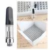 Atomizador de óleo grosso TH205 Vape Cartridge 510 Thread Ceramic Coil Cartridges Smoking Glass Tank