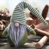 New Year Tied Beard Striped Hat Faceless Doll Ornaments Christmas Decoration Kids Gift For Home Decor