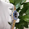 Fashion Mens N Najwyższej Jakości Factory 2836 Ruch 40mm Blue Dial Sapphire Glass Dwa Tone Gold Automatic High Quality Mens Watch Watches